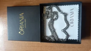 Чоловічий ланцюжок Oriania сину – покриття “під срібло” photo review