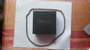 Чоловічий ланцюжок Oriania сину – покриття “під срібло” photo review